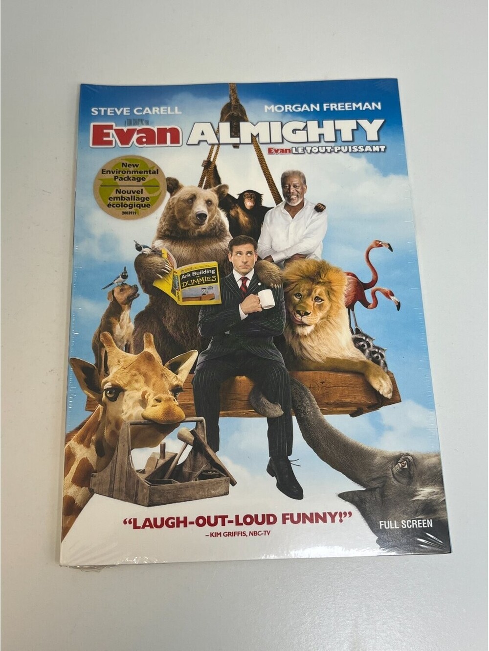 Evan Almighty DVD Full Screen Steve Carell 2007 Brand New Sealed Tom Shady